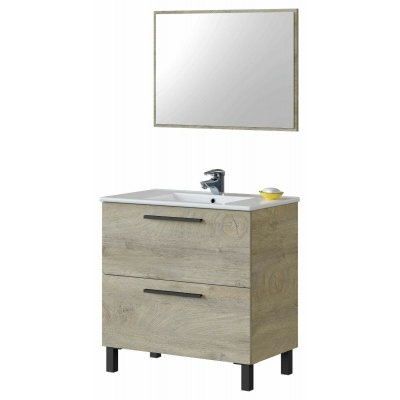 AIR Mueble 80 2c + espejo // LAVABO 305950O no incluido