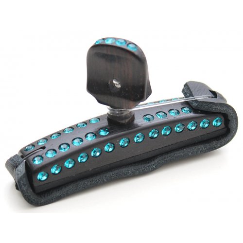 HANDMADE CAPO with blue Swarovski cristals