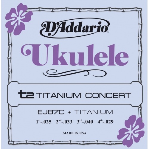 EJ87C Titanium Concert Ukulele, Tensión Normal