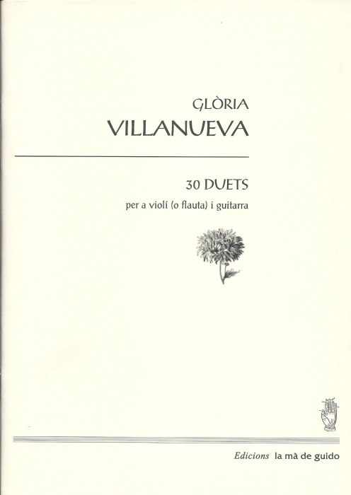 Gloria Villanueva 30 Duetos Para Guitarra Y Flauta