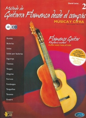Método De Guitarra Flamenca Desde El Compás Vol 2, David Leiva