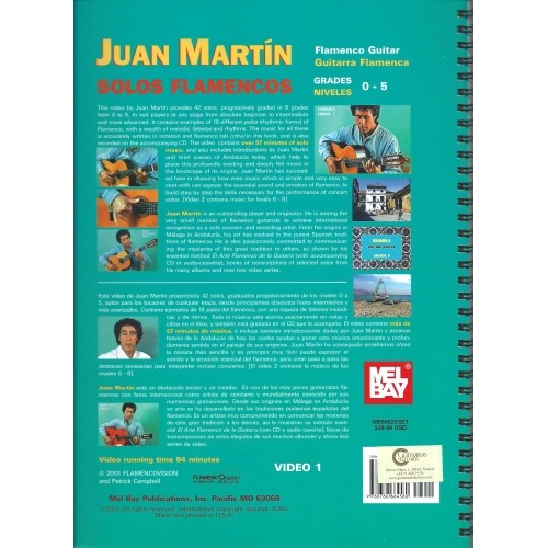 Juan Martin Flamenco Guitar studies - Vol 1
