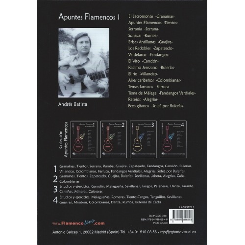 Andres Batista Apuntes Flamencos Vol-1