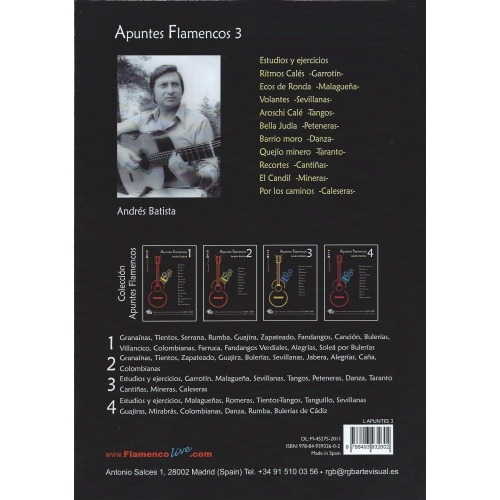 Andres Batista Apuntes Flamencos Vol-3