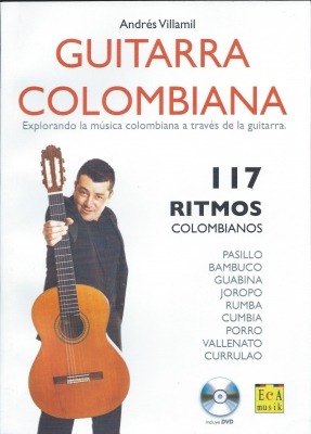 Andrés Villamil Guitarra Colombiana Libro Dvd