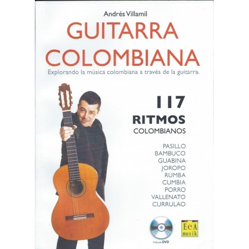 Andrés Villamil Guitarra Colombiana Libro DVD