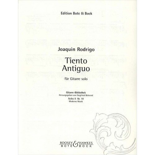 Tiento antiguo