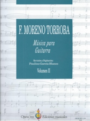 Music For Guitar. F. Moreno Torroba . Vol Ii.
