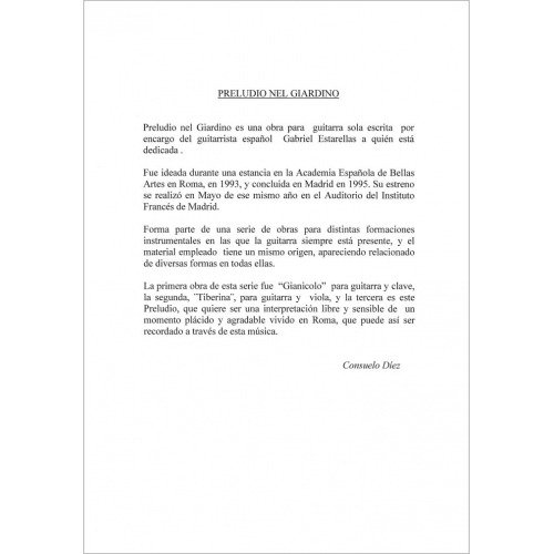 Preludio nel Giardino