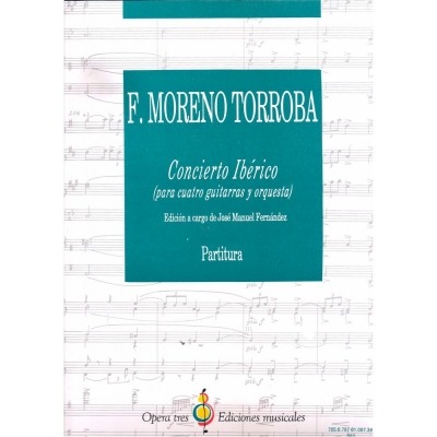 Concierto Iberico - Para Cuatro Guitarras Y Orquesta