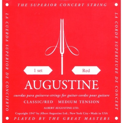 Classic Red Augustine, Medium Tension