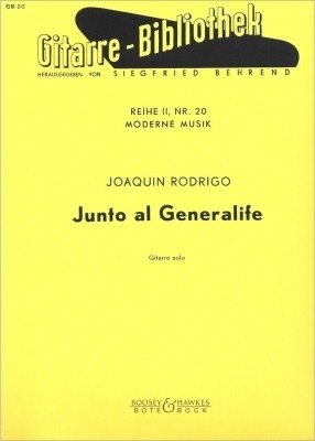 Junto Al Generalife, Joaquín Rodrigo