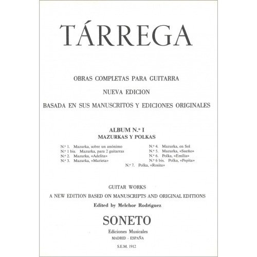 TARREGA Album N I