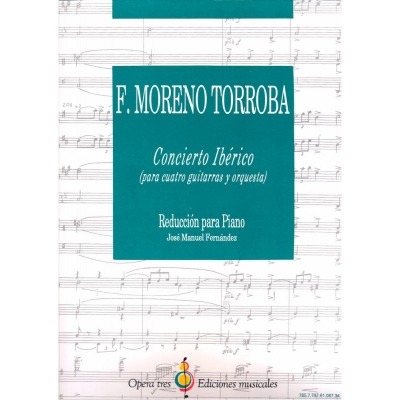 Concierto Iberico - For 4 Guitars And Orchestra - Piano Reduction