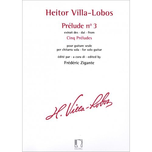 Prelude n 3, Heitor Villa-Lobos
