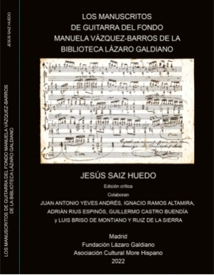 Los Manuscritos De Guitarra Del Fondo «Manuela Vázquez-Barros»