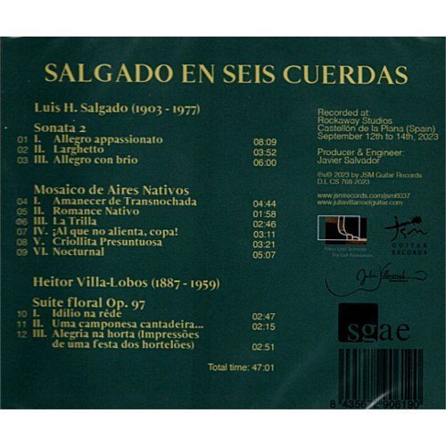 SALGADO EN SEIS CUERDAS