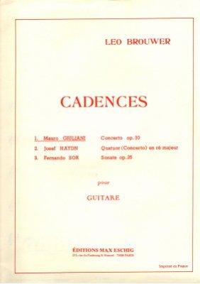 Cadences - Leo Brouwer