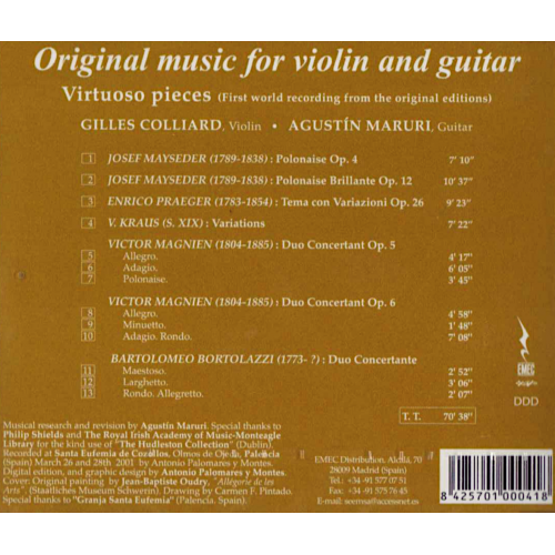 Original music for violin and guitar - Virtuoso pieces