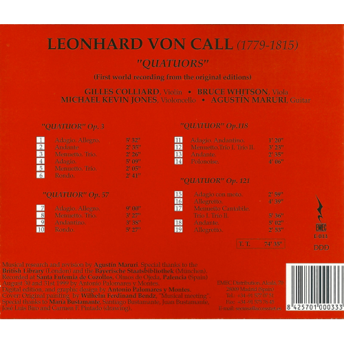 Leonhard Von Call - Complete Guitar Quartets