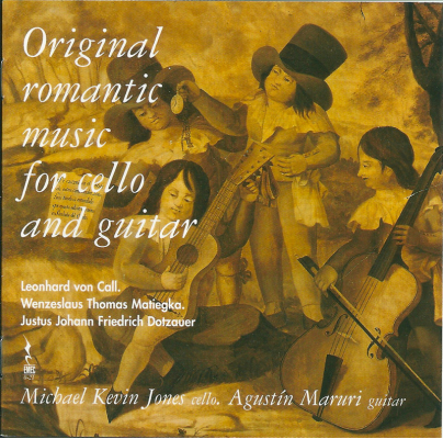 Original Romantic Music For Cello And Guitar