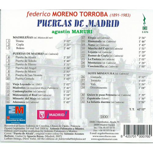 Federico Moreno Torroba - Puertas de Madrid