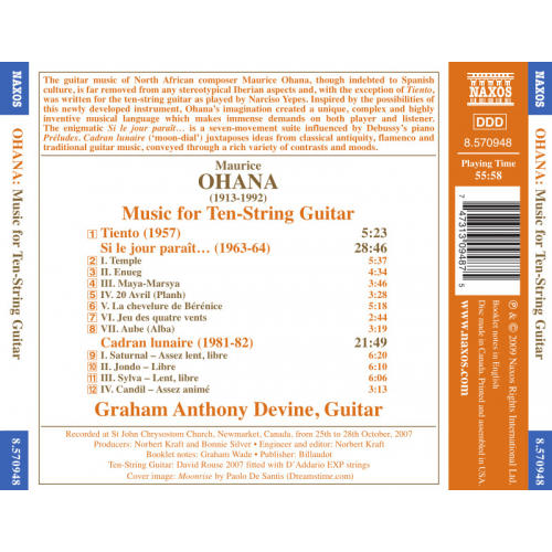 Ohana - Music for Ten-String Guitar