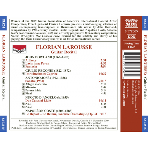 Laureate Series - Florian Larousse