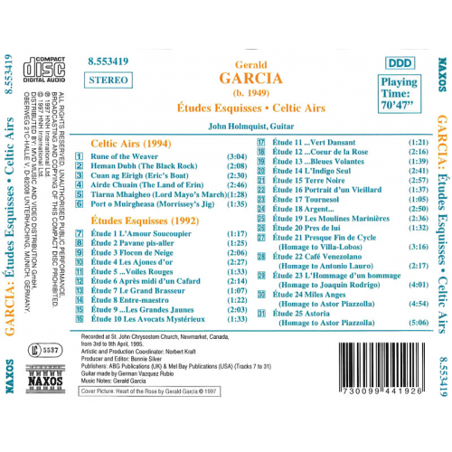 Garcia: Etudes Esquisses - Celtic Airs