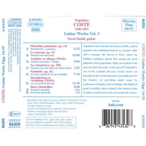 Coste: Guitar Works Opp. 14-19