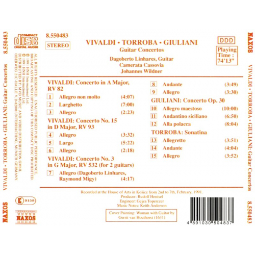 Guitar Concertos - Giuliani, Torroba, Vivaldi