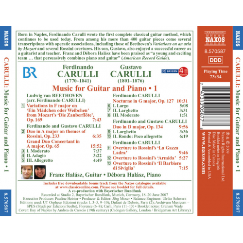 Carulli: Music for Guitar and Piano 1