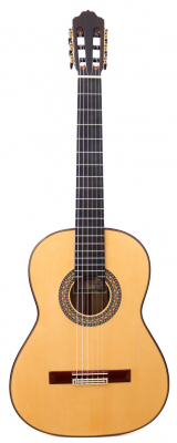 Flamenco Guitar Esteve - 7F Black Limba