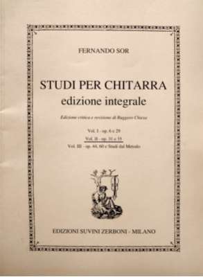 Studi Per Chitarra - Edizione Integrale - Vol Ii