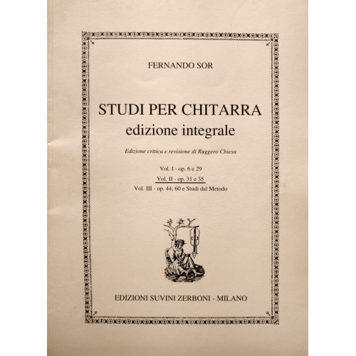 Studi per chitarra - Edizione integrale - Vol II
