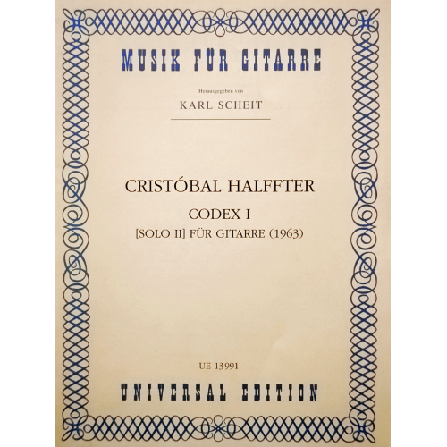 Codex I [Solo II] für Gitarre