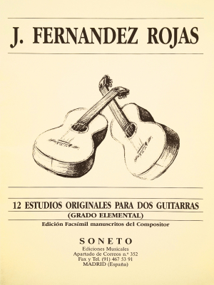 12 Estudios Originales Para Dos Guitarras - Grado Elemental