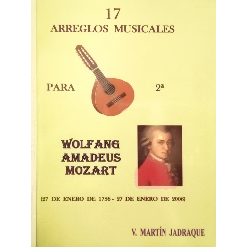 17 Arreglos Musicales para 2ª Bandurria - Wolfgang Amadeus Mozart