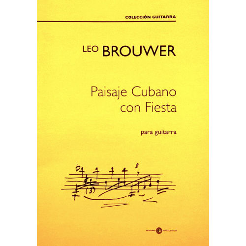 PAISAJE CUBANO CON FIESTA