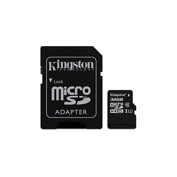 MEM MICRO SDHC 32GB KINGSTON CANVAS SELECT+ADAPT