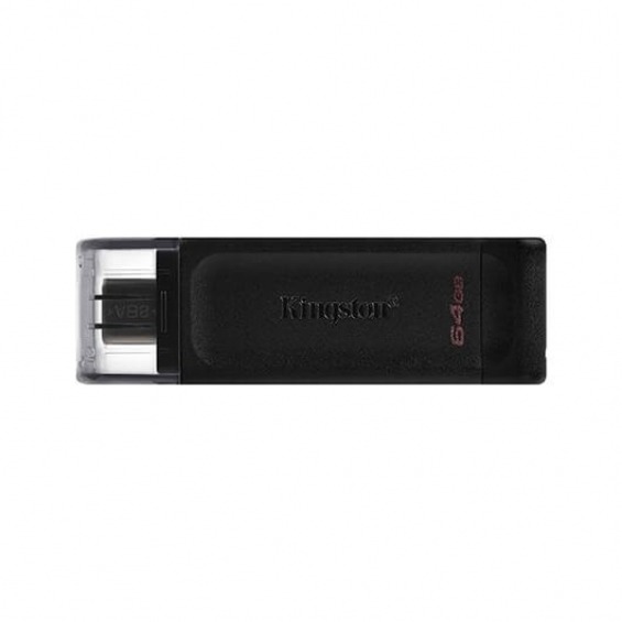 PENDRIVE 64GB USB-C 3.2 KINGSTON DT70 NEGRO