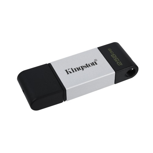 Kingston DataTraveler DT80 256GB USB C 3.2 Plata