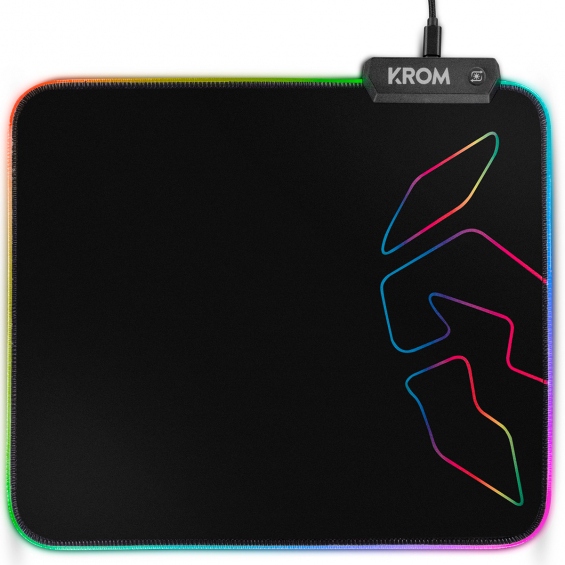 Krom Alfombrilla Gaming KNOUT RGB