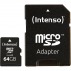 Intenso 3413490 Micro Sd Clase 10 64Gb C/Adapt