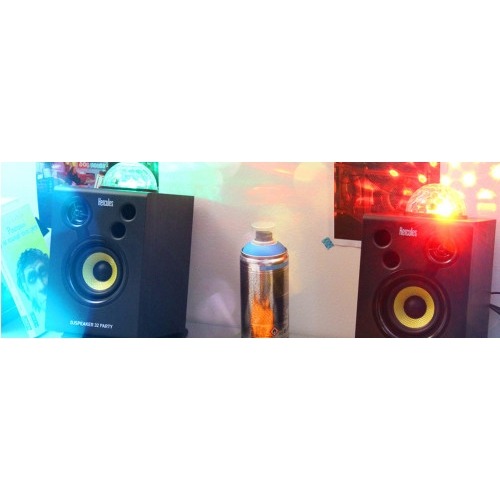 Hercules DJ Speaker 32 Party Negro Alámbrico 30 W