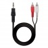 Nanocable Cable Audio Estereo 3.5/m-2Xrca/m 3.0 M