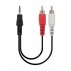 Nanocable Cable Audio Estereo 3.5/m-2Xrca/m 1.5 M
