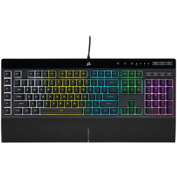Corsair K55 RGB PRO teclado USB QWERTY Español Negro