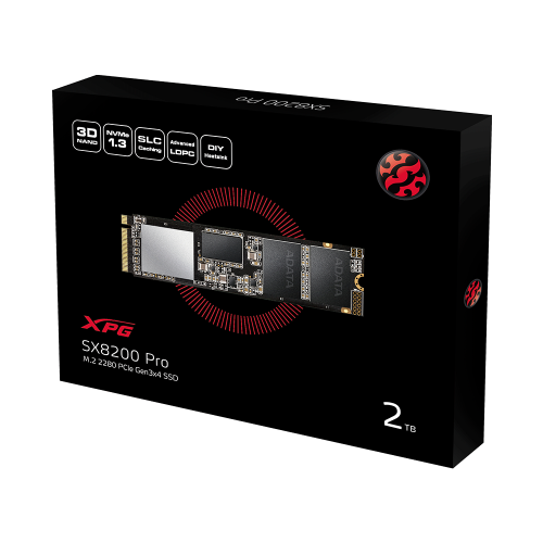 ADATA XPG SSD SX8200 Pro 512GB PCIe Gen3x4 NVMe