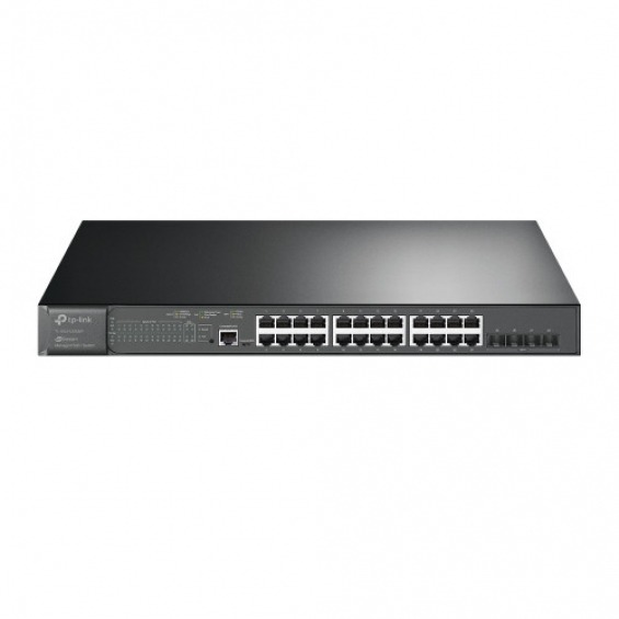 TP-LINK TL-SG3428XMP switch Gestionado L2+ Gigabit Ethernet (10/100/1000) Energía sobre Ethernet (PoE) Negro